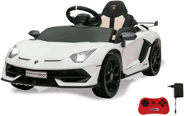 Coche Electrico Lamborghini Aventador SVJ Blanco 12V 2,4GHz
